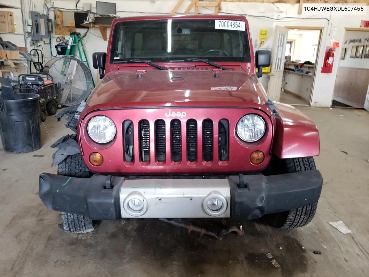 2013 Jeep Wrangler Unlimited Sahara VIN: 1C4HJWEGXDL607455 Lot: 70004854