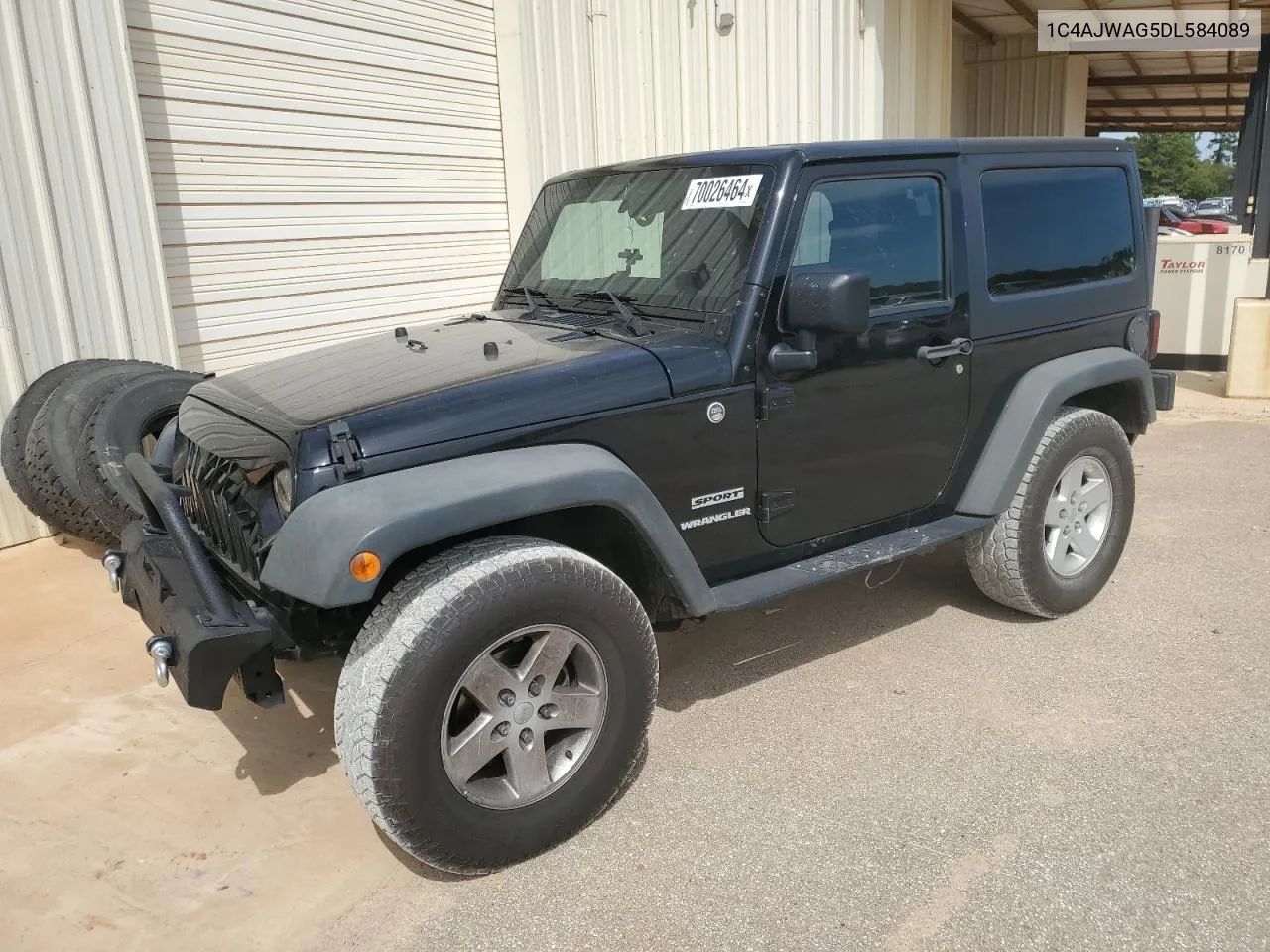 2013 Jeep Wrangler Sport VIN: 1C4AJWAG5DL584089 Lot: 70026464