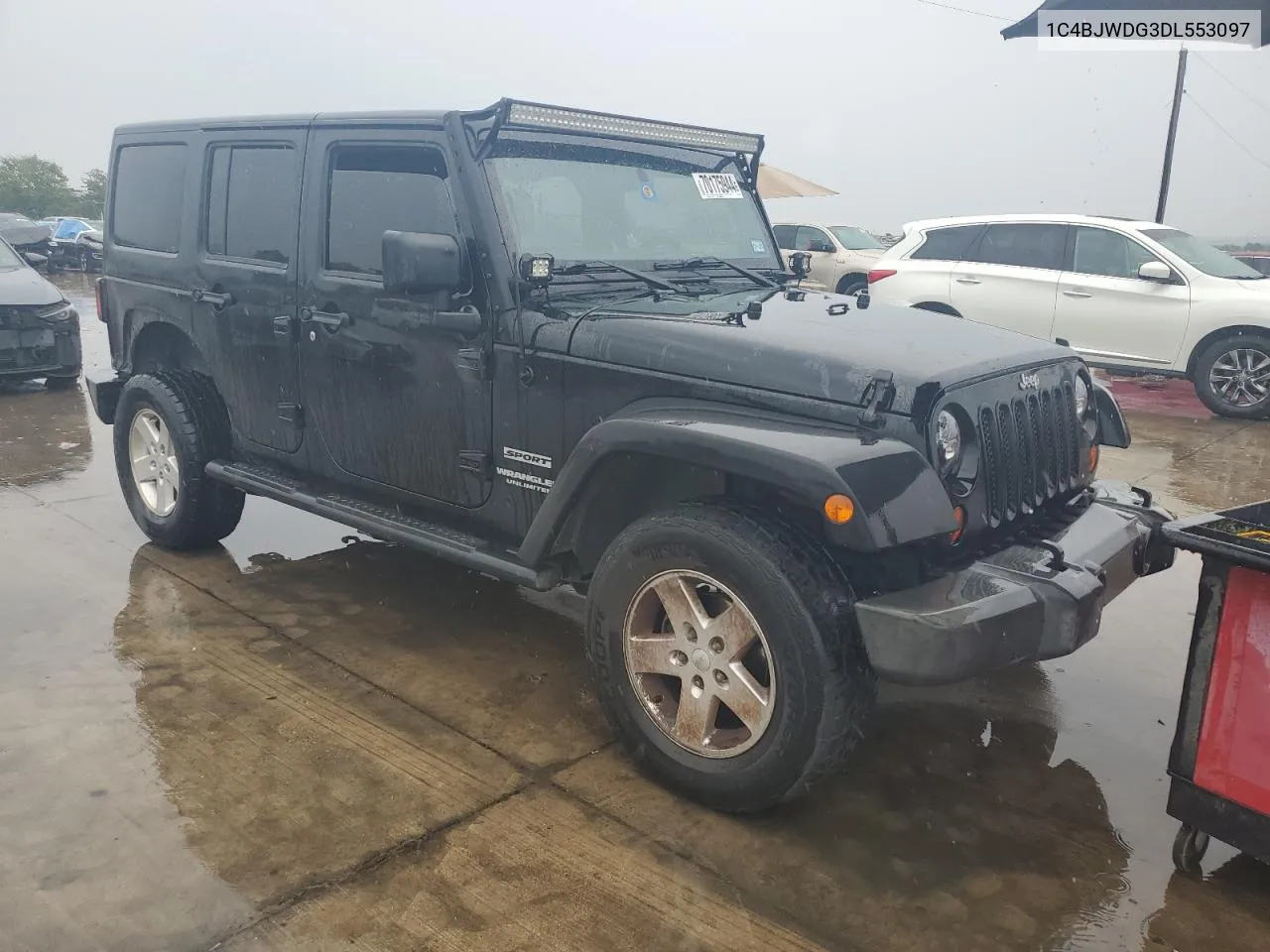 2013 Jeep Wrangler Unlimited Sport VIN: 1C4BJWDG3DL553097 Lot: 70175944