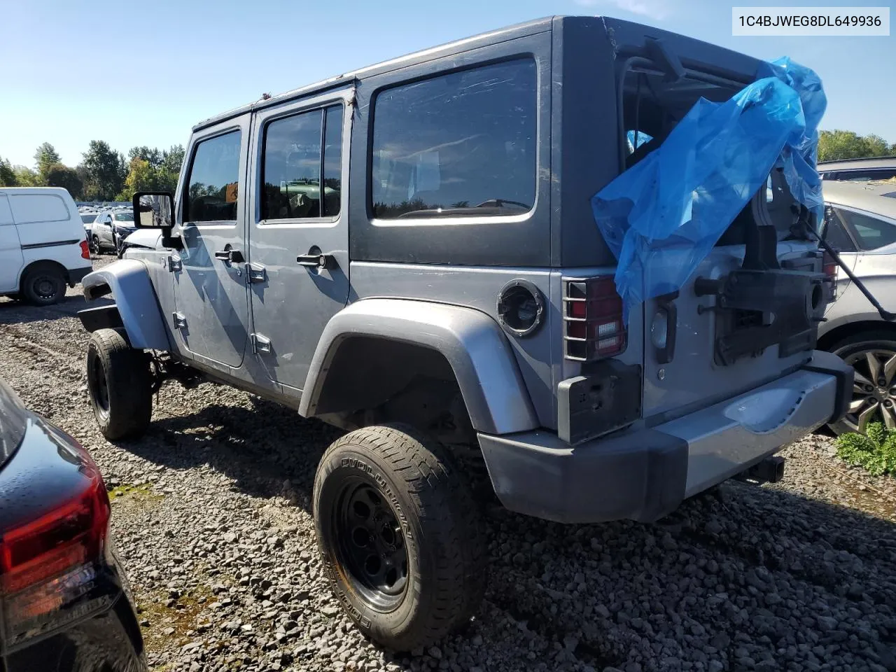 2013 Jeep Wrangler Unlimited Sahara VIN: 1C4BJWEG8DL649936 Lot: 70219864