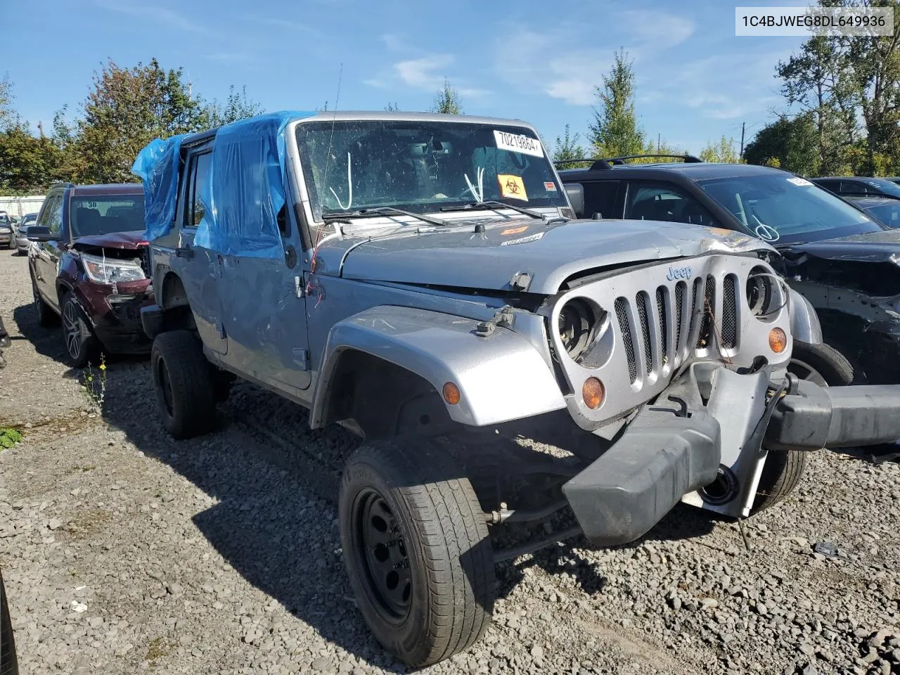 2013 Jeep Wrangler Unlimited Sahara VIN: 1C4BJWEG8DL649936 Lot: 70219864