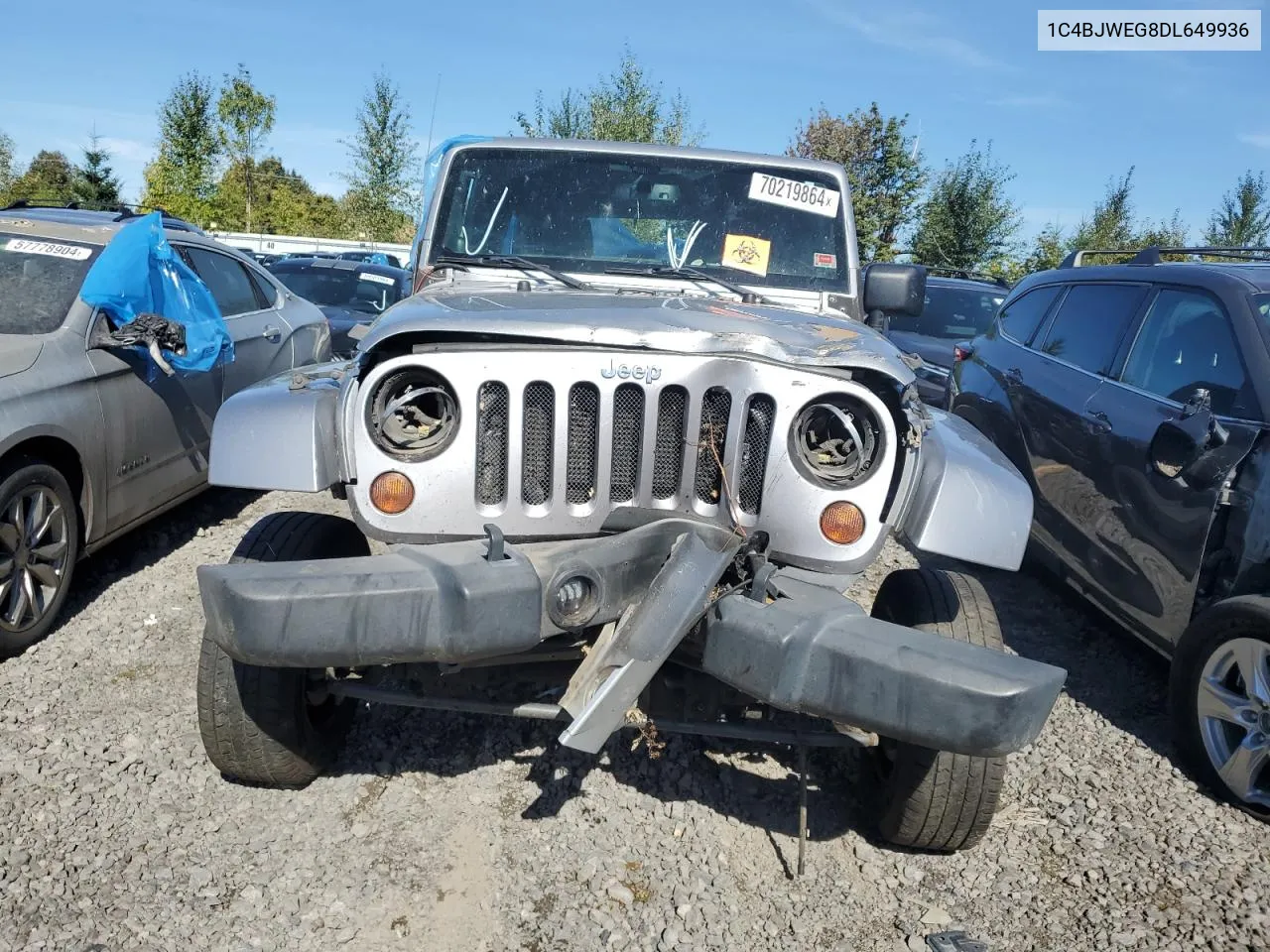 2013 Jeep Wrangler Unlimited Sahara VIN: 1C4BJWEG8DL649936 Lot: 70219864