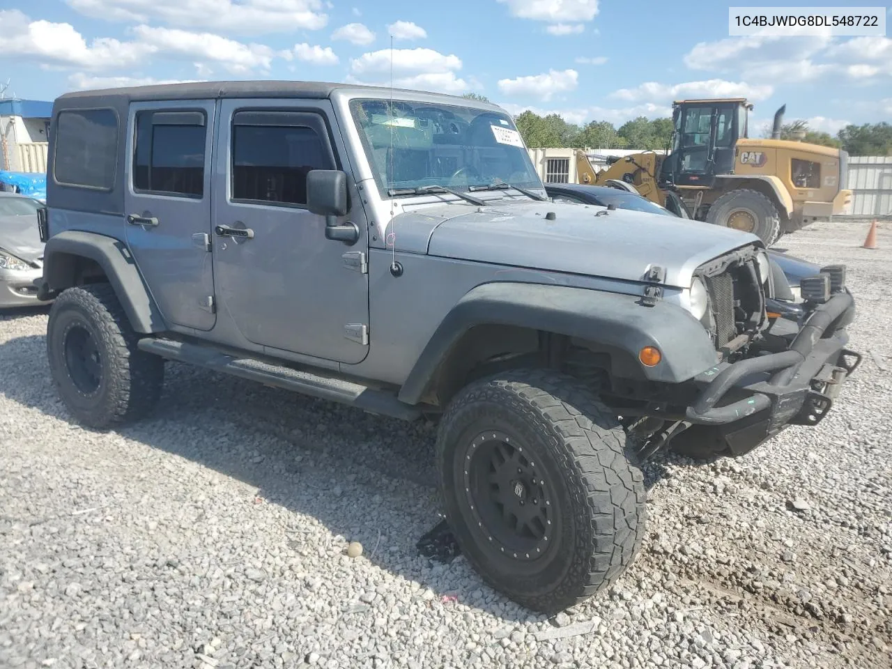 2013 Jeep Wrangler Unlimited Sport VIN: 1C4BJWDG8DL548722 Lot: 70399774