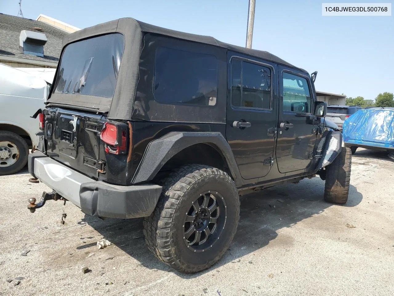 1C4BJWEG3DL500768 2013 Jeep Wrangler Unlimited Sahara