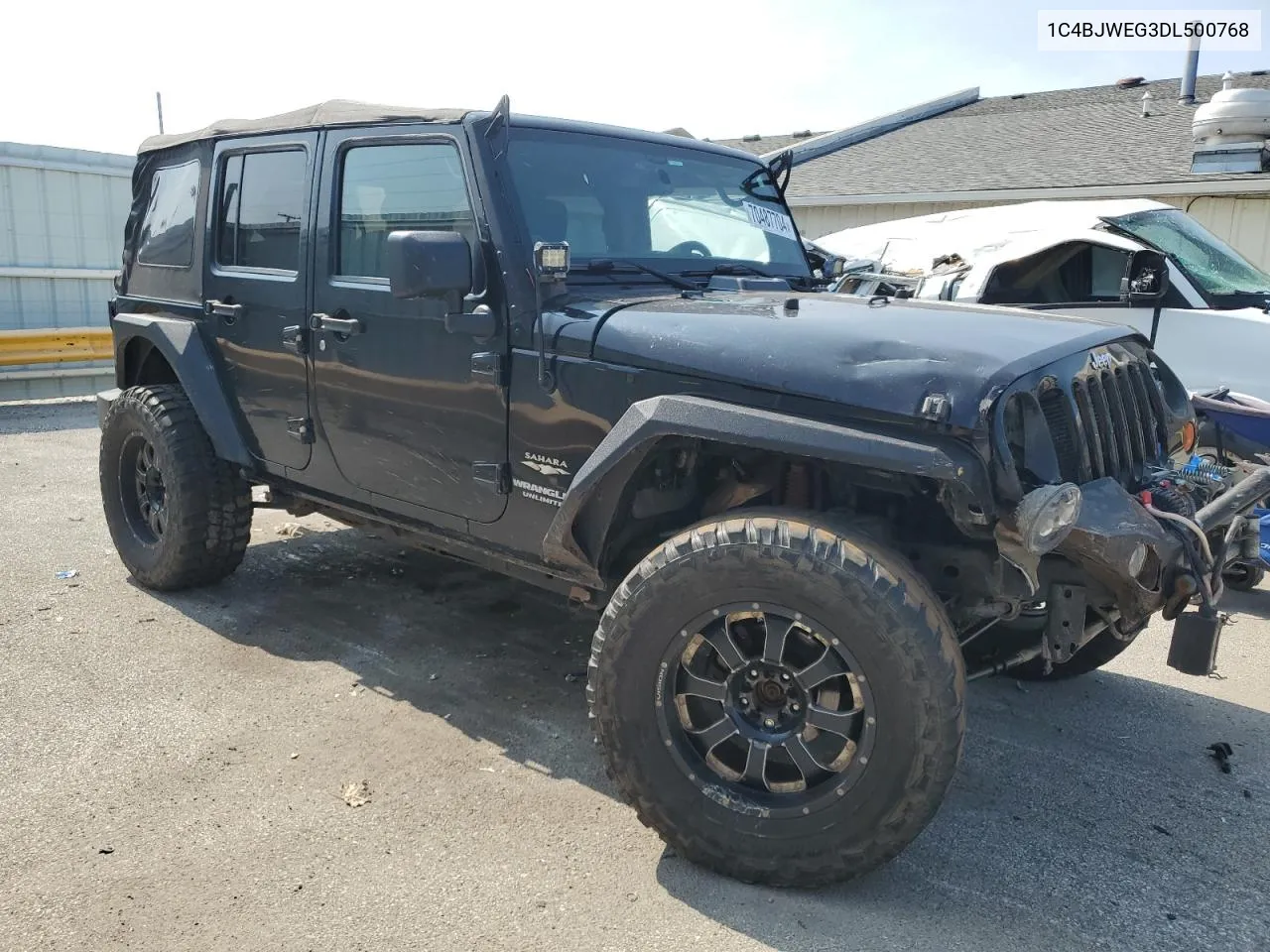 1C4BJWEG3DL500768 2013 Jeep Wrangler Unlimited Sahara