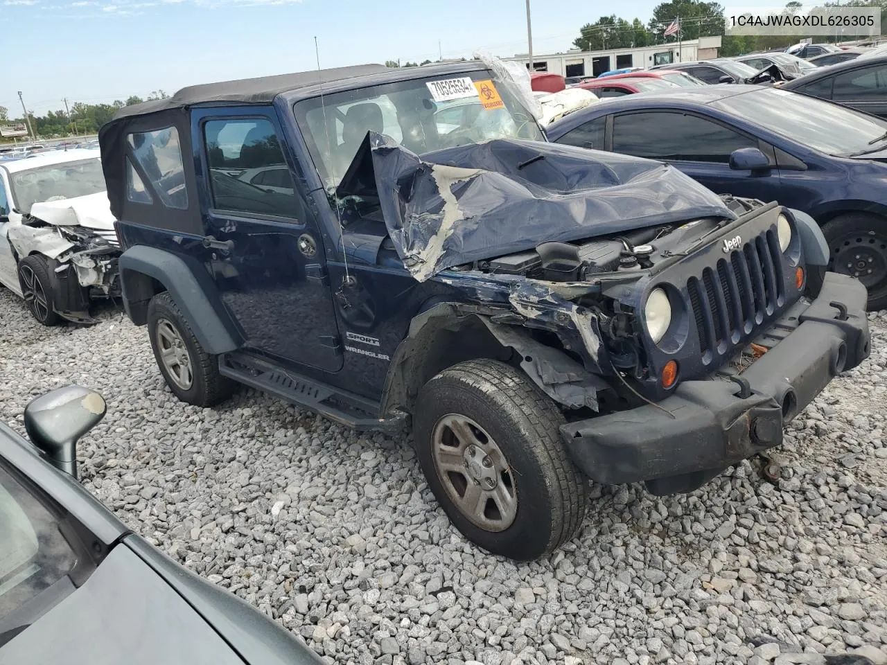 2013 Jeep Wrangler Sport VIN: 1C4AJWAGXDL626305 Lot: 70525534