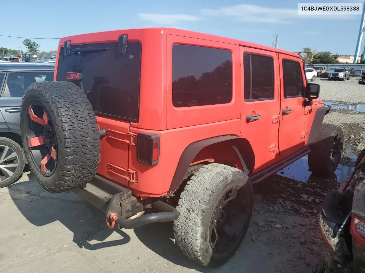 2013 Jeep Wrangler Unlimited Sahara VIN: 1C4BJWEGXDL598388 Lot: 70716614