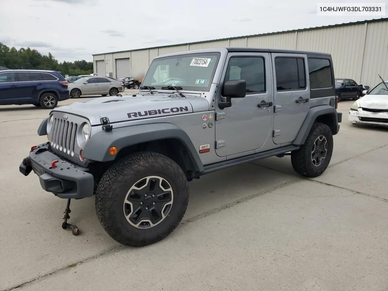 2013 Jeep Wrangler Unlimited Rubicon VIN: 1C4HJWFG3DL703331 Lot: 70823154