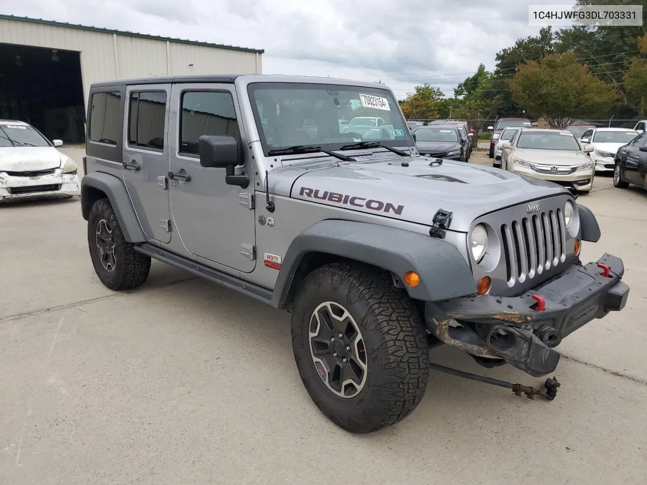 2013 Jeep Wrangler Unlimited Rubicon VIN: 1C4HJWFG3DL703331 Lot: 70823154