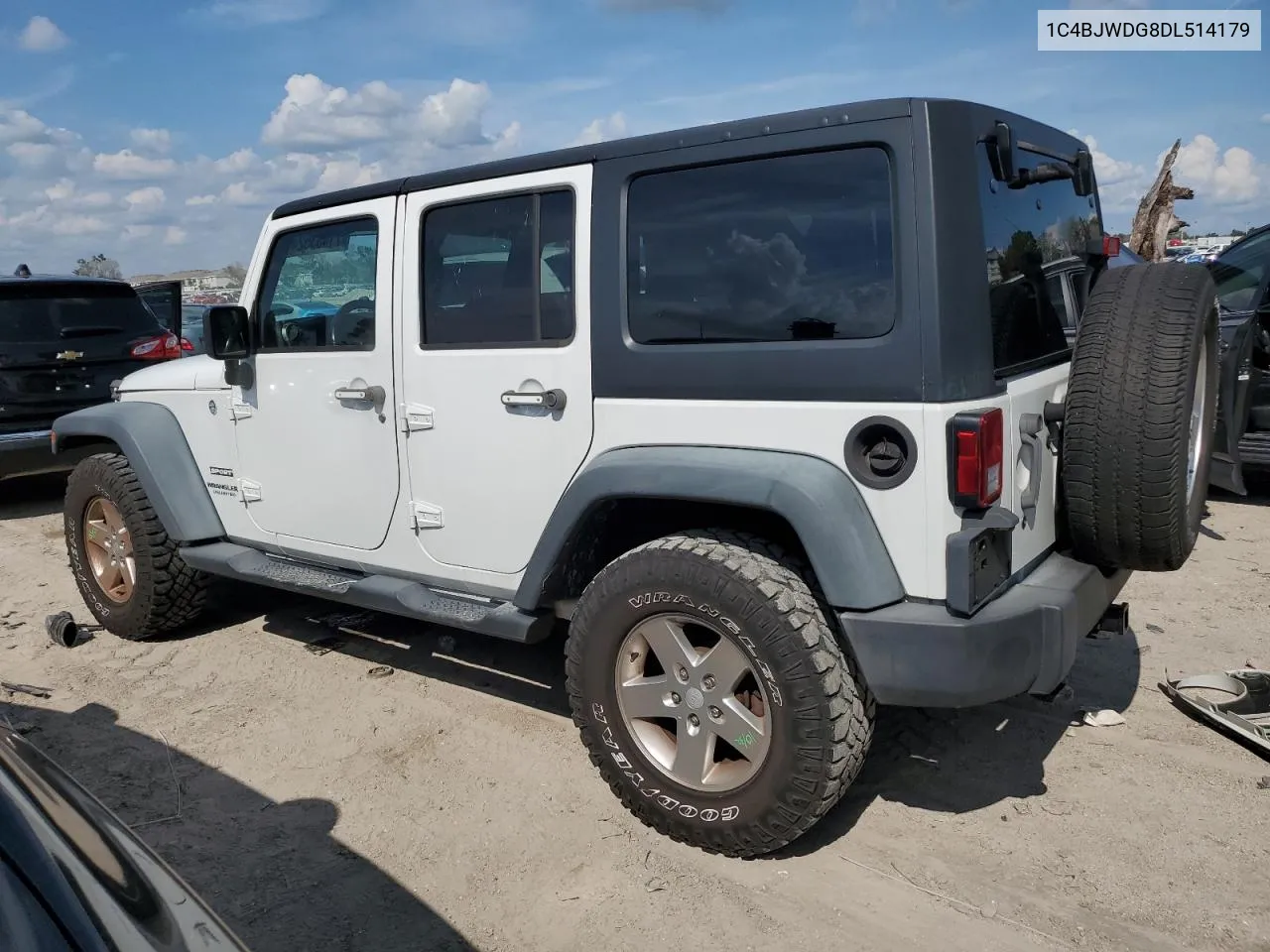 1C4BJWDG8DL514179 2013 Jeep Wrangler Unlimited Sport