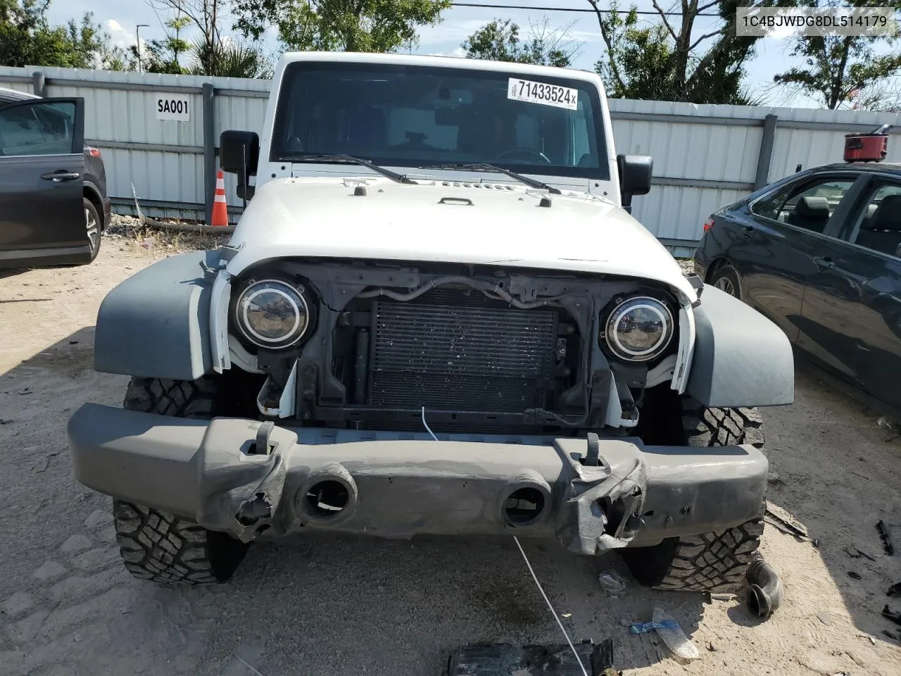 1C4BJWDG8DL514179 2013 Jeep Wrangler Unlimited Sport