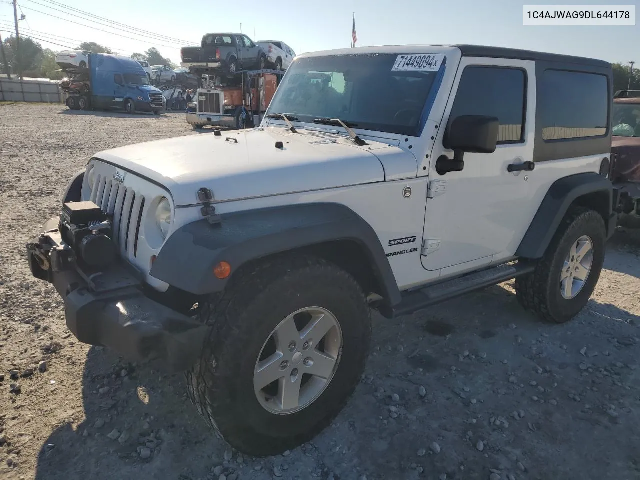 1C4AJWAG9DL644178 2013 Jeep Wrangler Sport