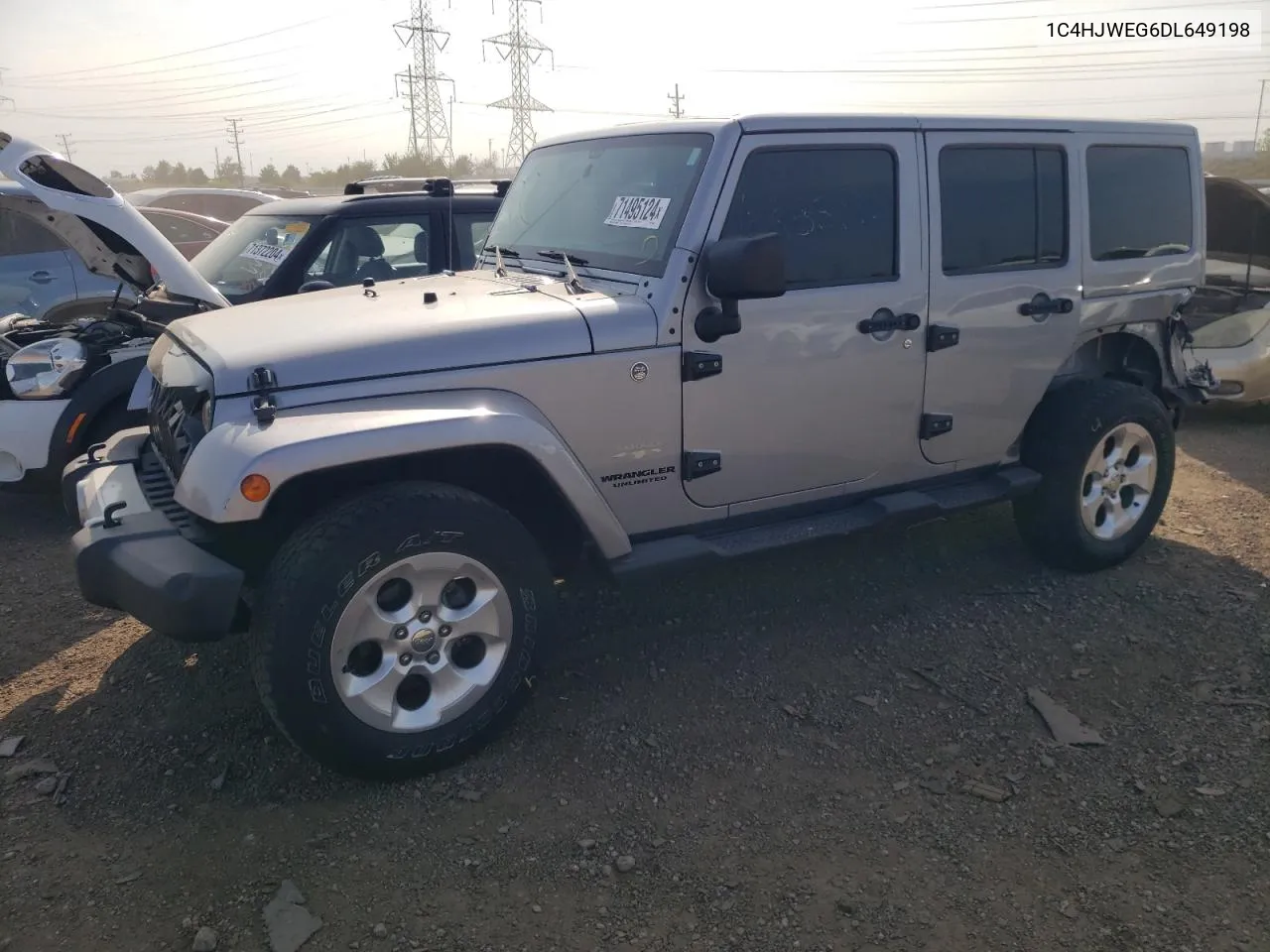 2013 Jeep Wrangler Unlimited Sahara VIN: 1C4HJWEG6DL649198 Lot: 71495124