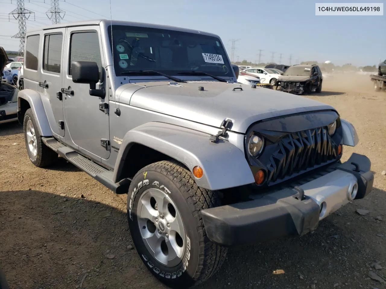 1C4HJWEG6DL649198 2013 Jeep Wrangler Unlimited Sahara