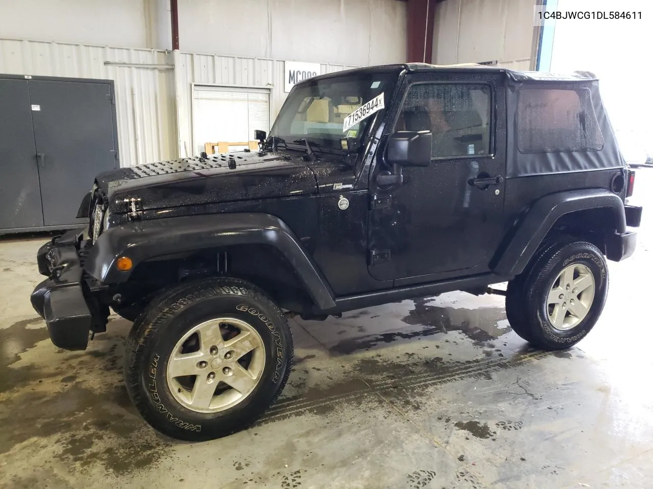 1C4BJWCG1DL584611 2013 Jeep Wrangler Rubicon