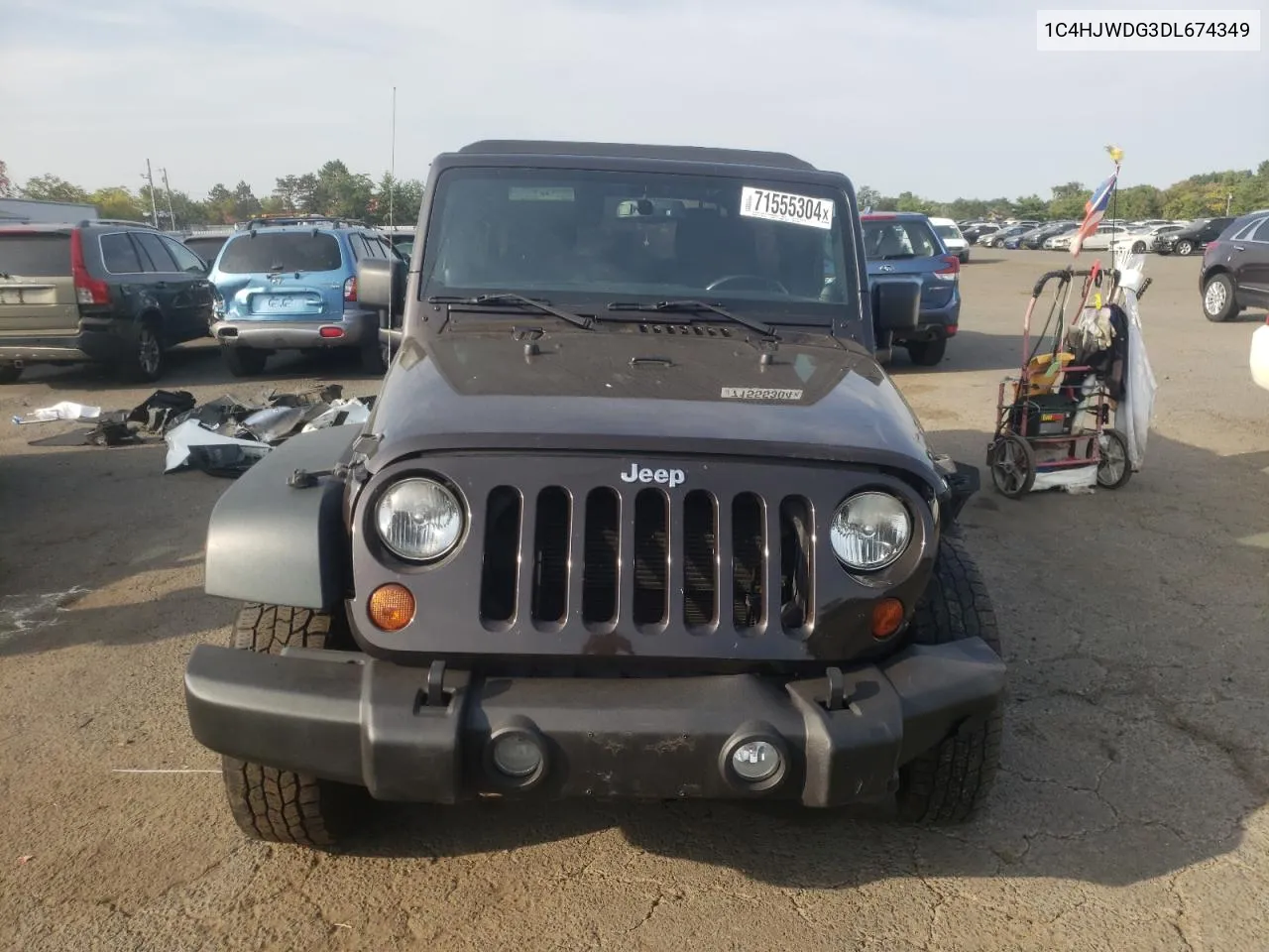 1C4HJWDG3DL674349 2013 Jeep Wrangler Unlimited Sport