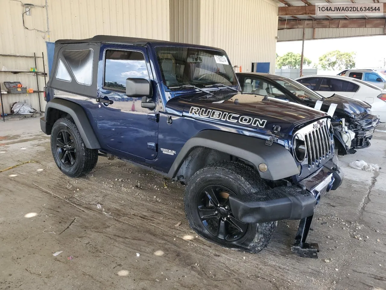 2013 Jeep Wrangler Sport VIN: 1C4AJWAG2DL634544 Lot: 71602314