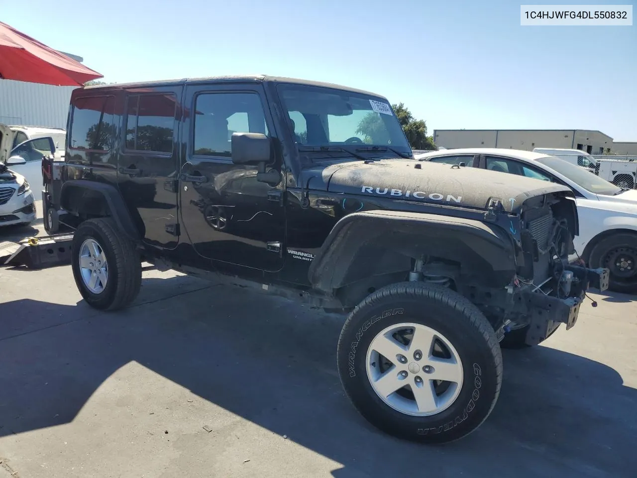 2013 Jeep Wrangler Unlimited Rubicon VIN: 1C4HJWFG4DL550832 Lot: 71633684