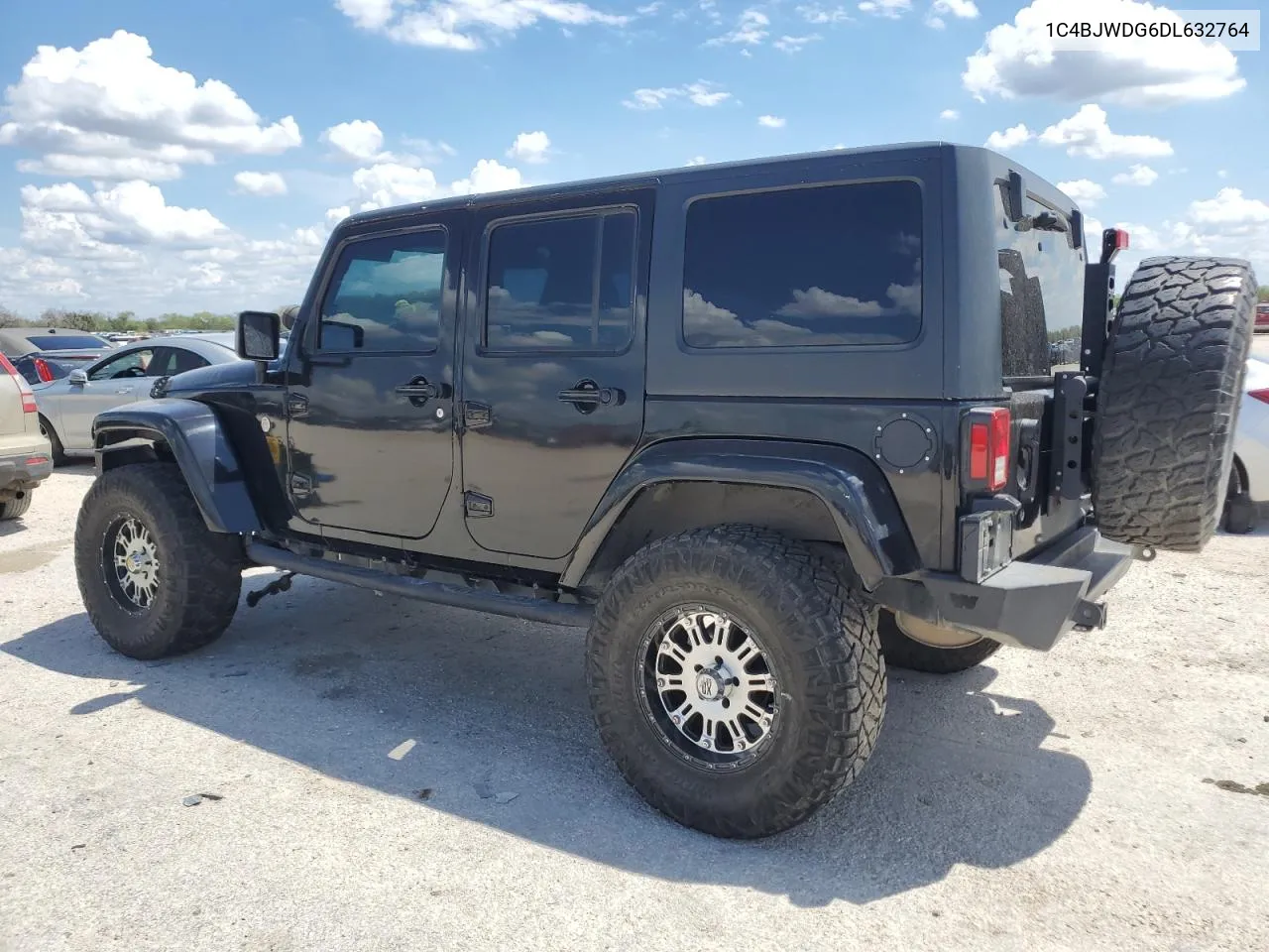 1C4BJWDG6DL632764 2013 Jeep Wrangler Unlimited Sport