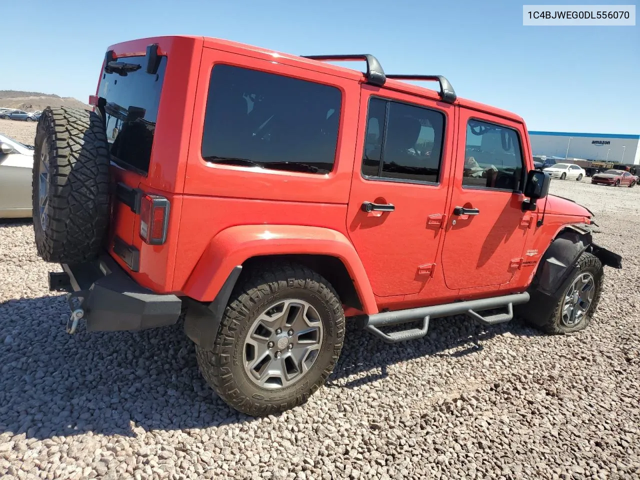 2013 Jeep Wrangler Unlimited Sahara VIN: 1C4BJWEG0DL556070 Lot: 71683274