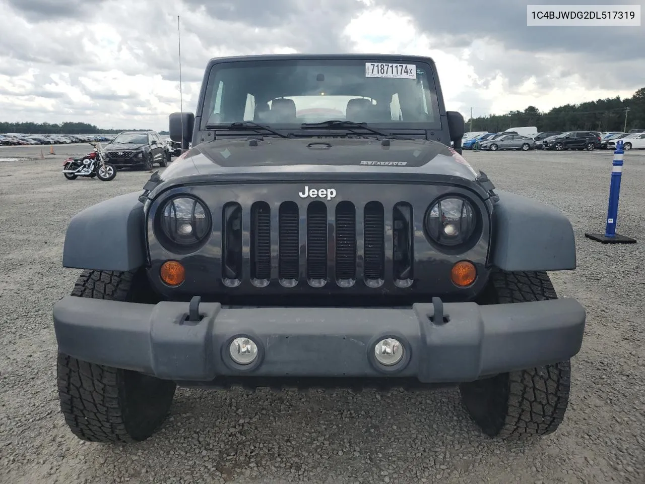 2013 Jeep Wrangler Unlimited Sport VIN: 1C4BJWDG2DL517319 Lot: 71871174