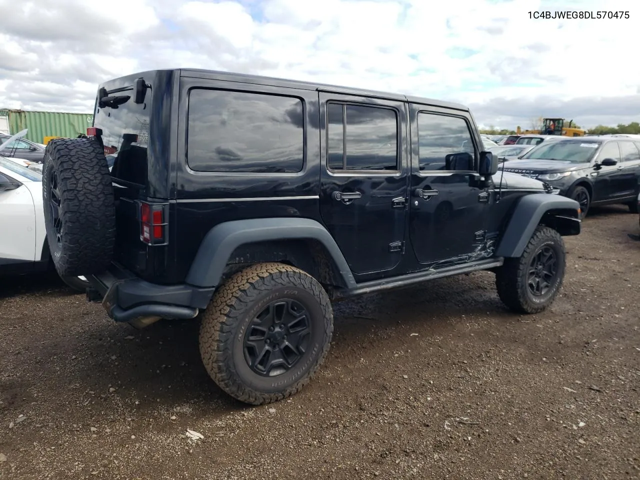 2013 Jeep Wrangler Unlimited Sahara VIN: 1C4BJWEG8DL570475 Lot: 71915214