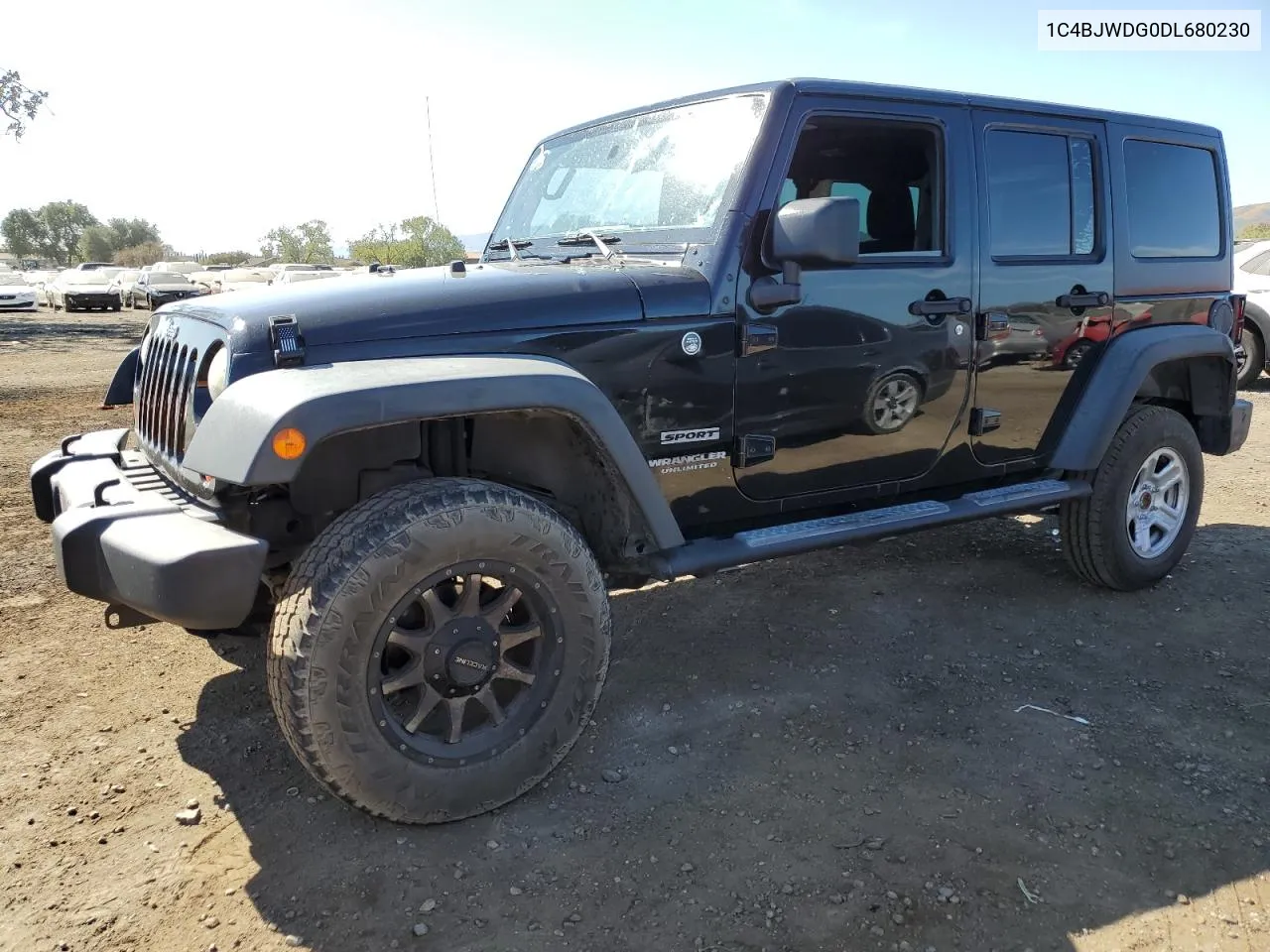 1C4BJWDG0DL680230 2013 Jeep Wrangler Unlimited Sport