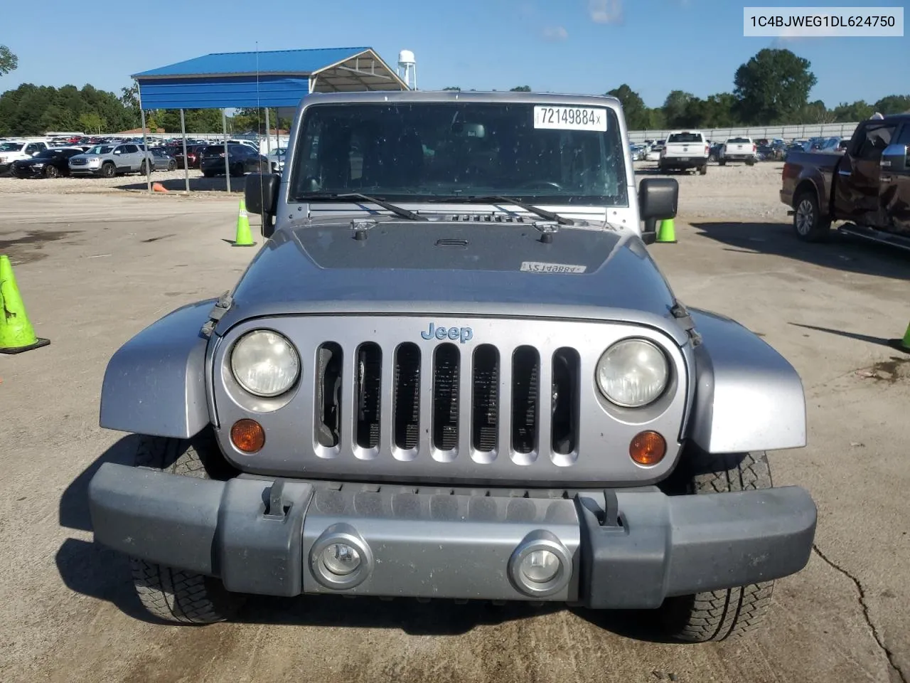 2013 Jeep Wrangler Unlimited Sahara VIN: 1C4BJWEG1DL624750 Lot: 72149884