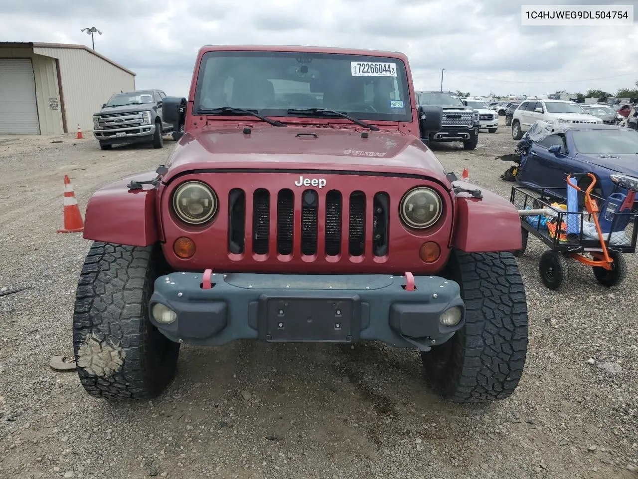 2013 Jeep Wrangler Unlimited Sahara VIN: 1C4HJWEG9DL504754 Lot: 72266044