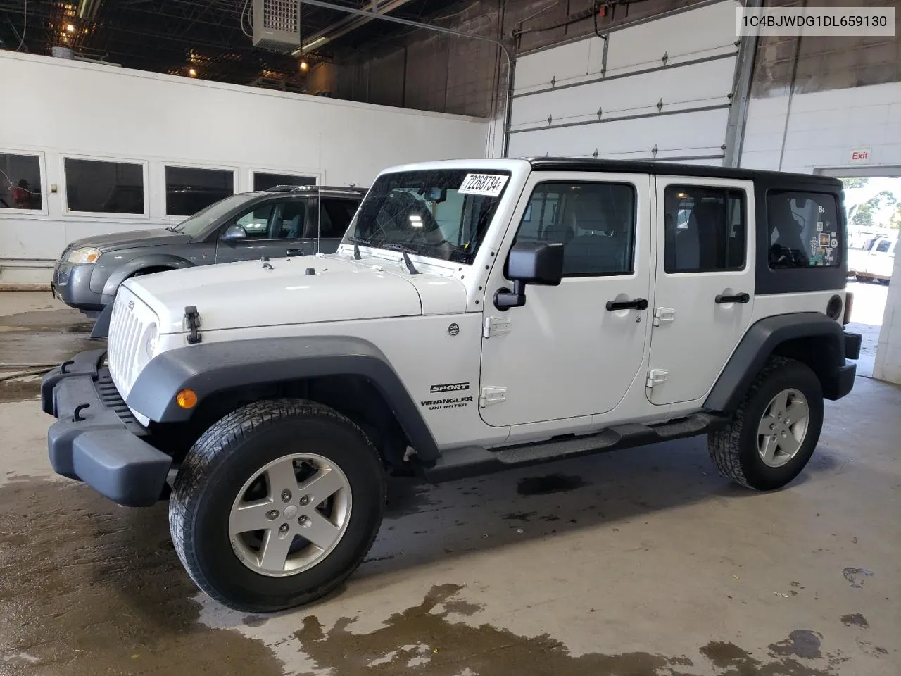 2013 Jeep Wrangler Unlimited Sport VIN: 1C4BJWDG1DL659130 Lot: 72268734