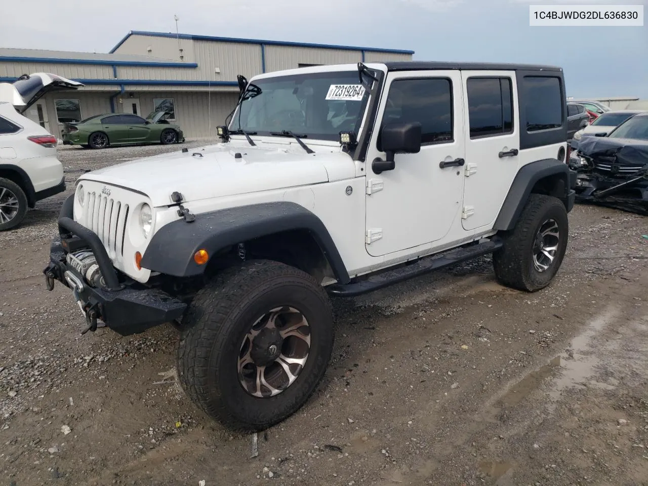 2013 Jeep Wrangler Unlimited Sport VIN: 1C4BJWDG2DL636830 Lot: 72319264