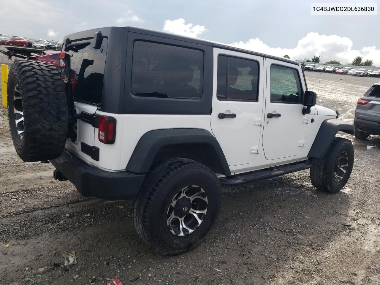 2013 Jeep Wrangler Unlimited Sport VIN: 1C4BJWDG2DL636830 Lot: 72319264