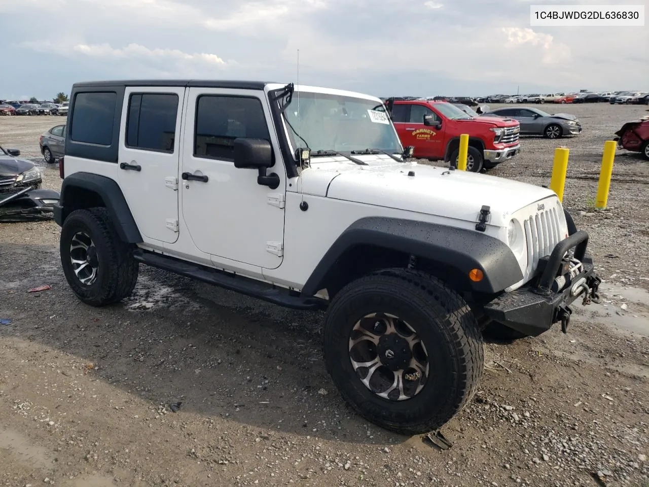 1C4BJWDG2DL636830 2013 Jeep Wrangler Unlimited Sport