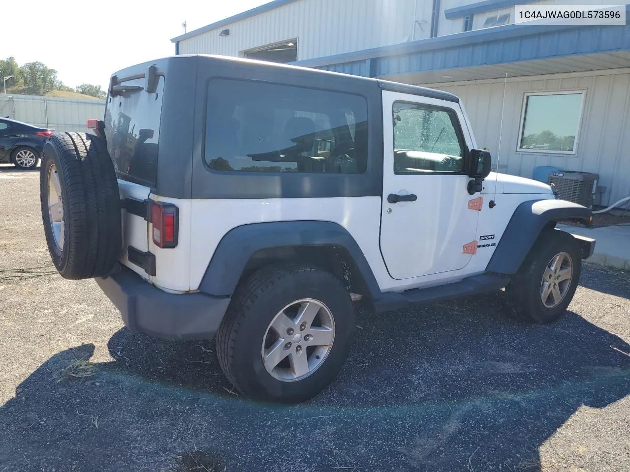 2013 Jeep Wrangler Sport VIN: 1C4AJWAG0DL573596 Lot: 72358254