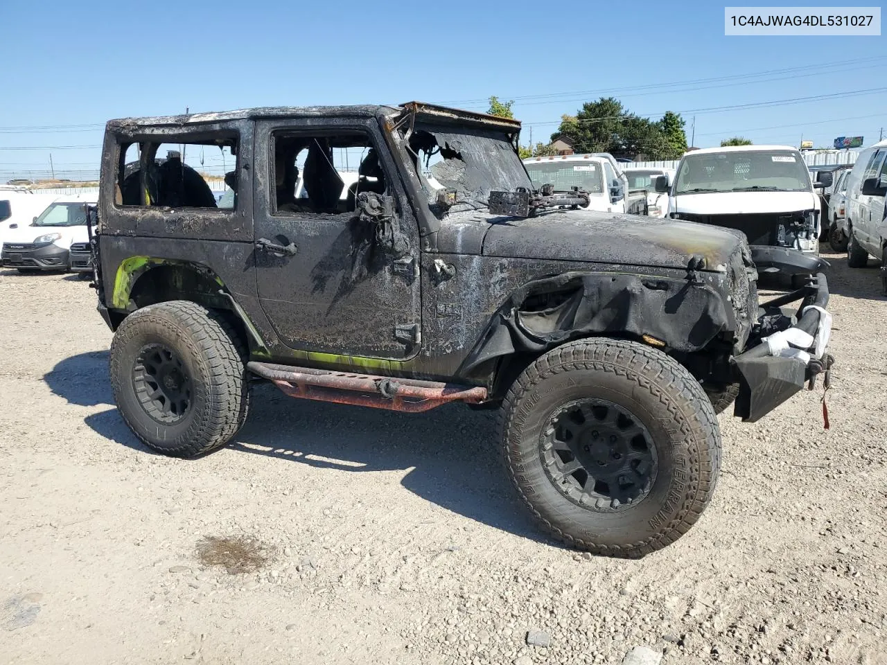 2013 Jeep Wrangler Sport VIN: 1C4AJWAG4DL531027 Lot: 72404394