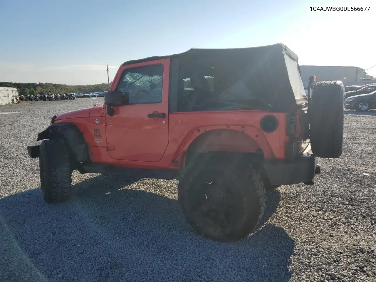 1C4AJWBG0DL566677 2013 Jeep Wrangler Sahara