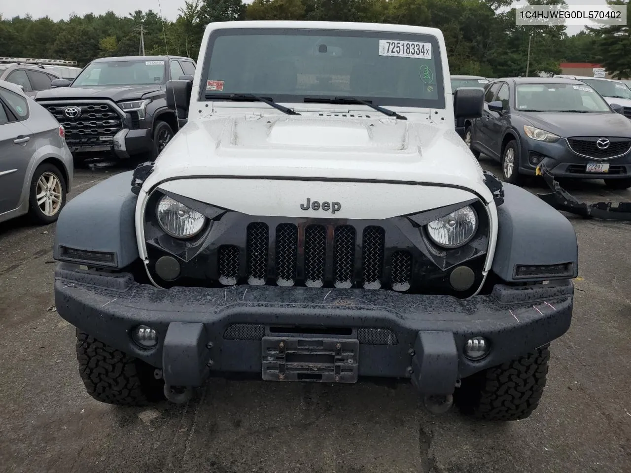 2013 Jeep Wrangler Unlimited Sahara VIN: 1C4HJWEG0DL570402 Lot: 72518334