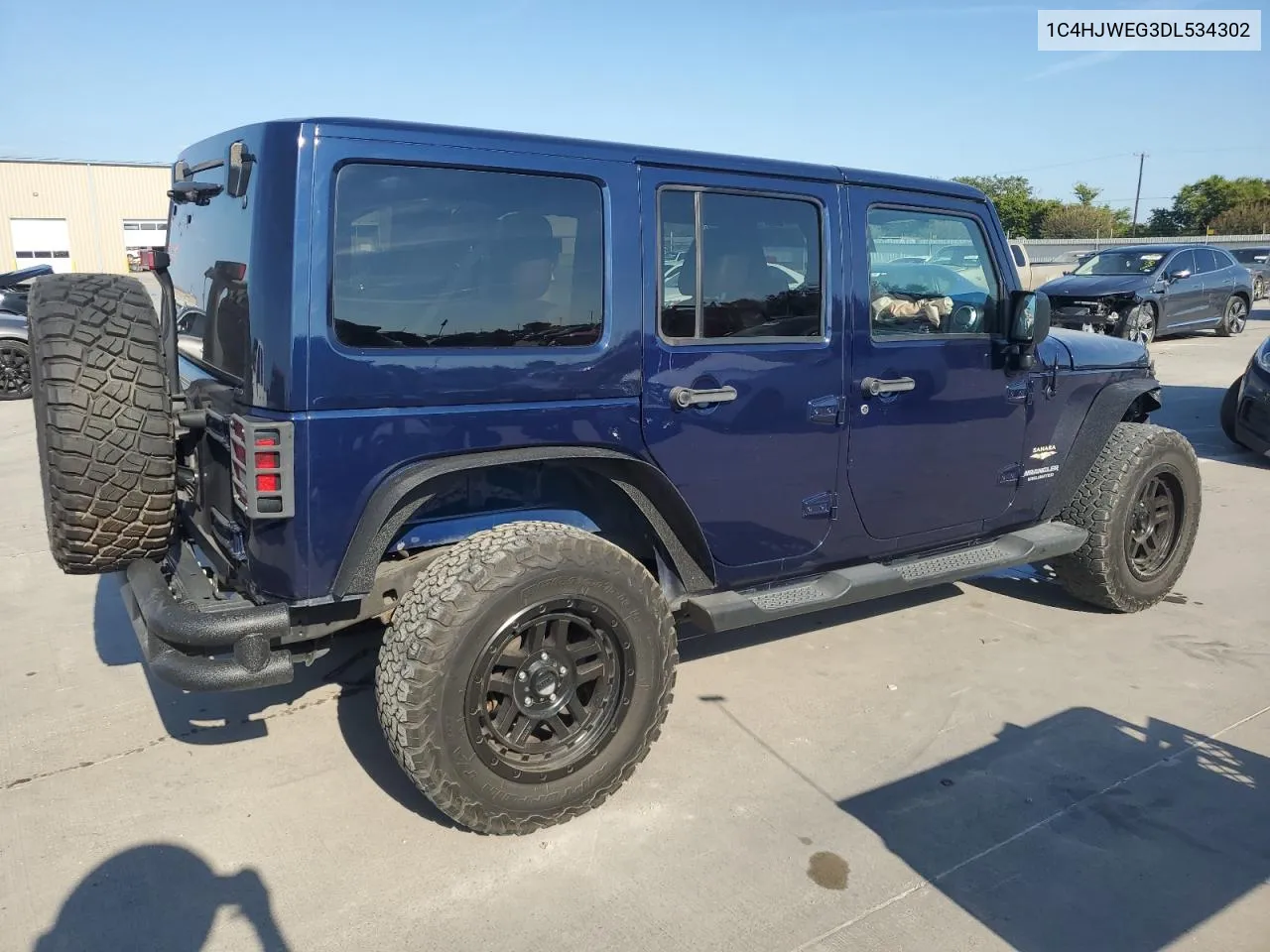 1C4HJWEG3DL534302 2013 Jeep Wrangler Unlimited Sahara