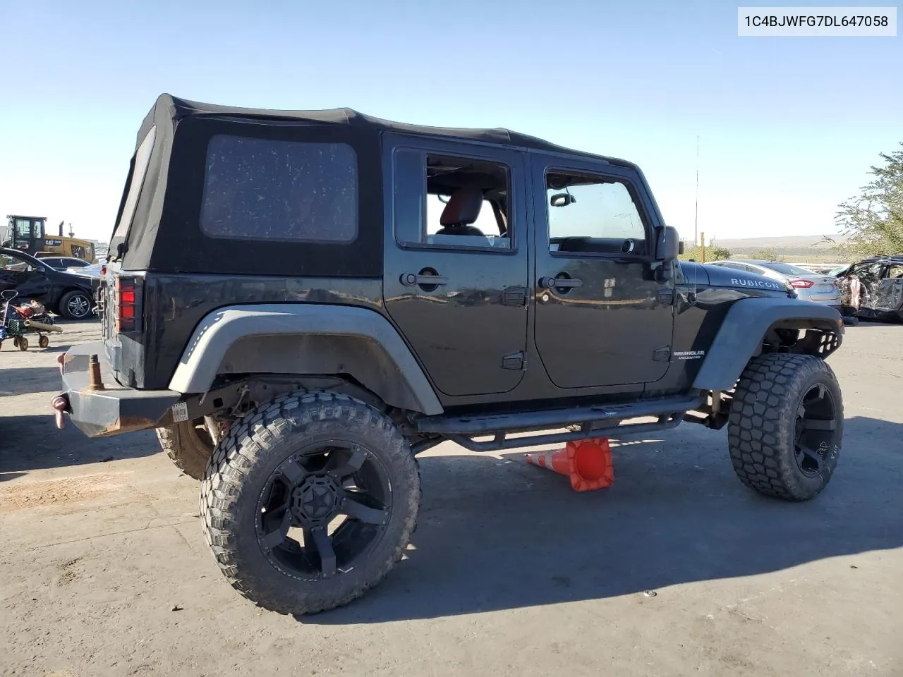 2013 Jeep Wrangler Unlimited Rubicon VIN: 1C4BJWFG7DL647058 Lot: 72759764