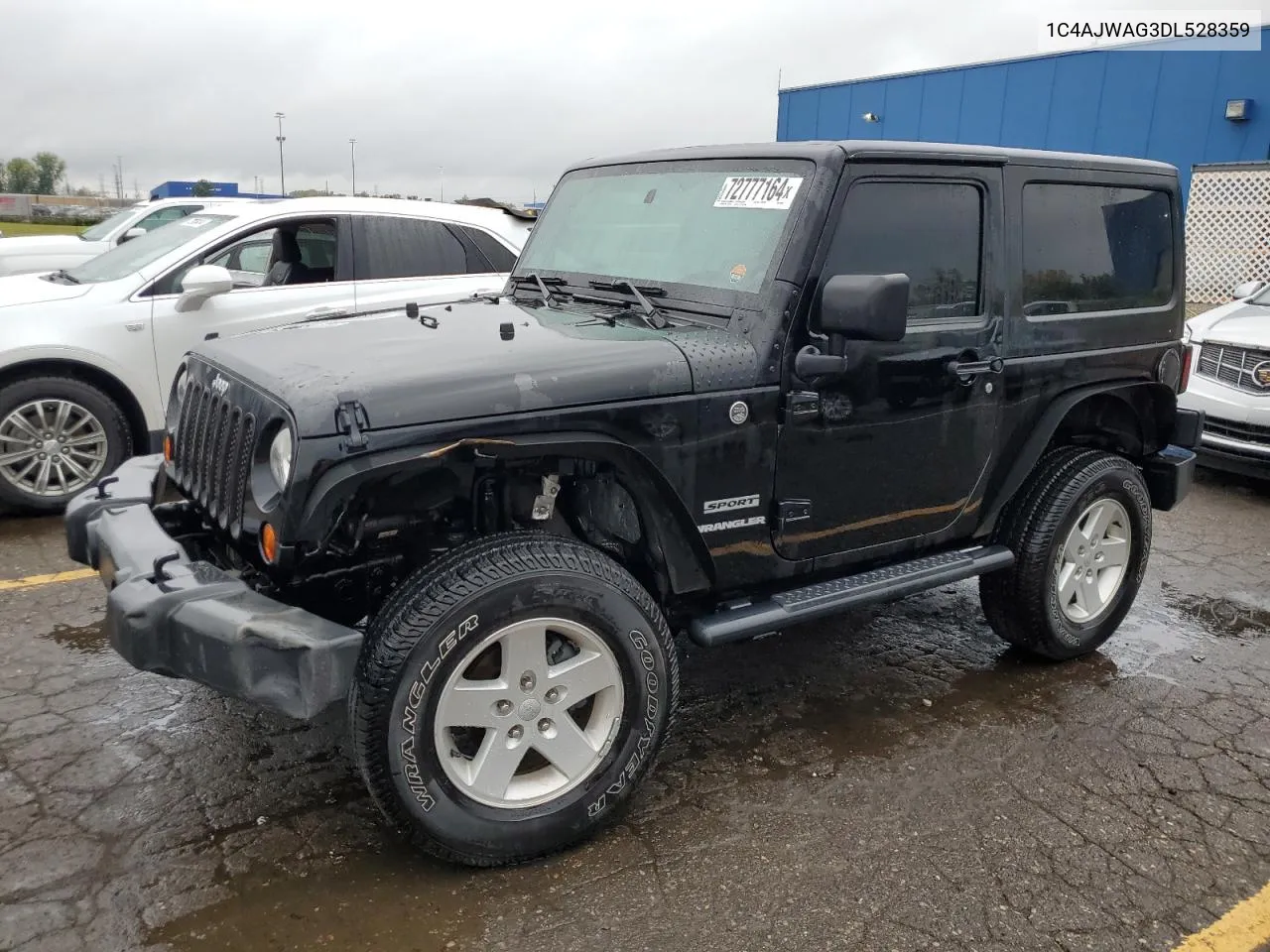 1C4AJWAG3DL528359 2013 Jeep Wrangler Sport