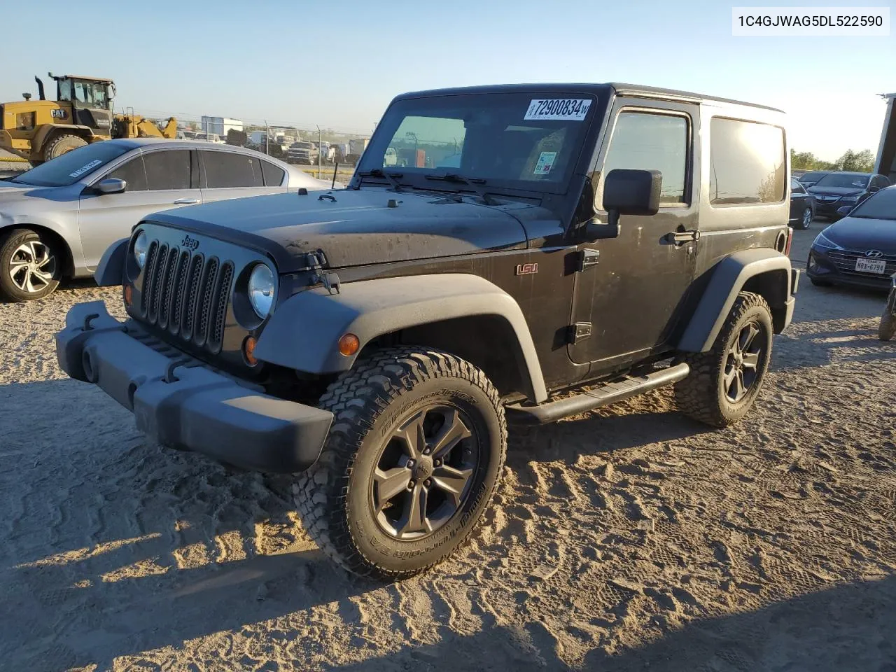 2013 Jeep Wrangler Sport VIN: 1C4GJWAG5DL522590 Lot: 72900834