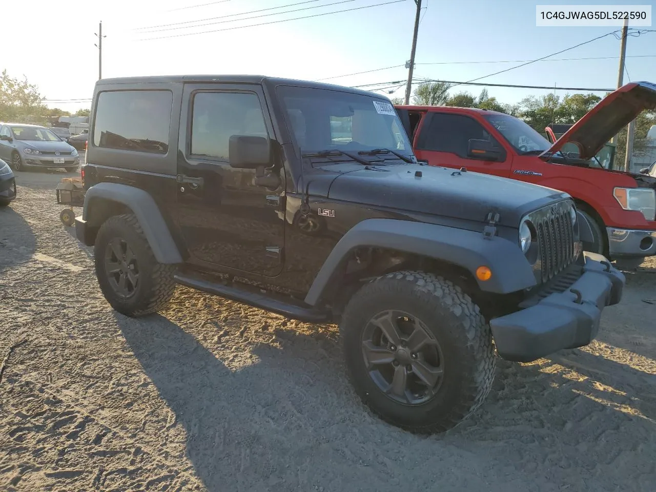 2013 Jeep Wrangler Sport VIN: 1C4GJWAG5DL522590 Lot: 72900834