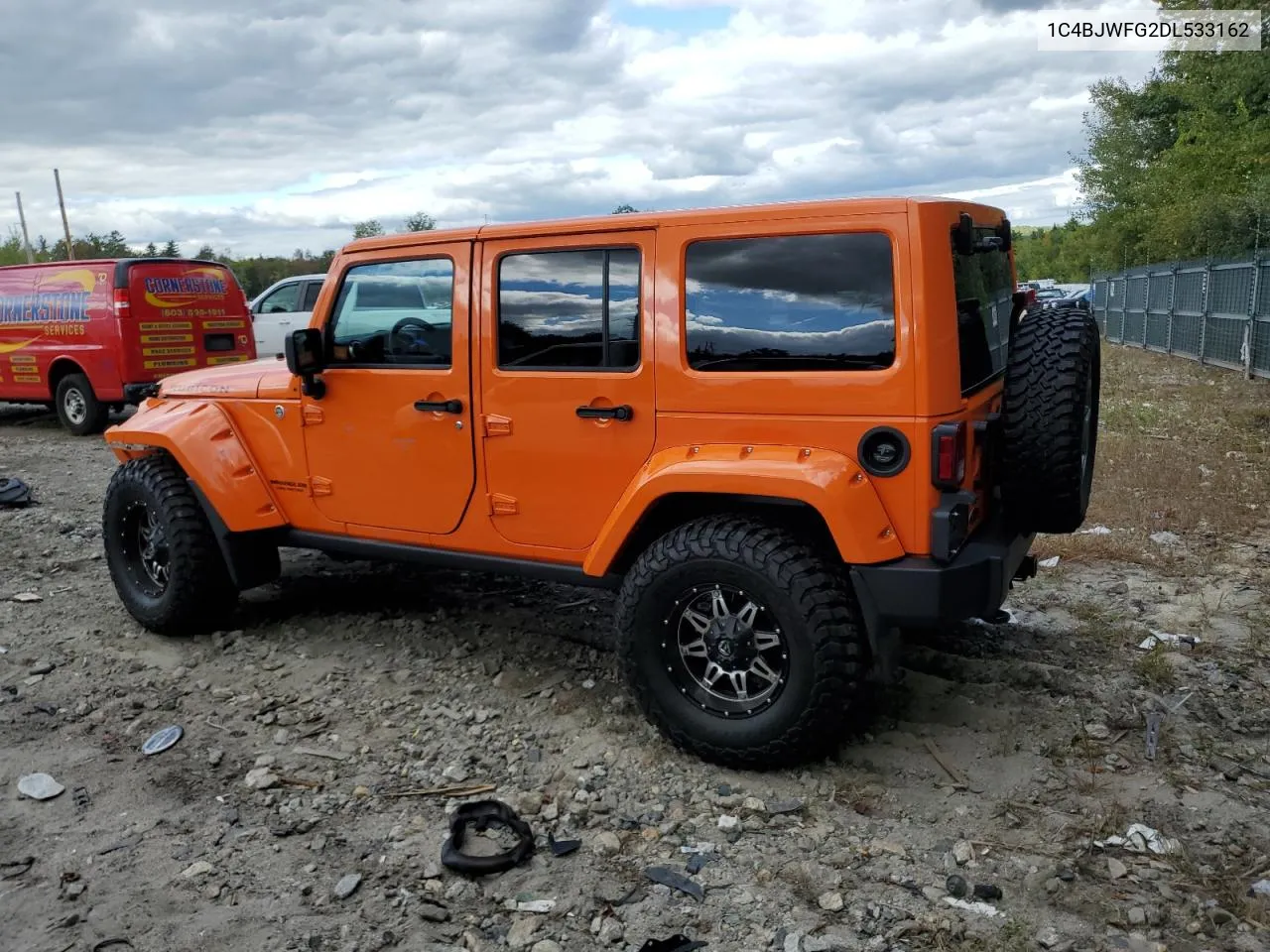 2013 Jeep Wrangler Unlimited Rubicon VIN: 1C4BJWFG2DL533162 Lot: 72908464