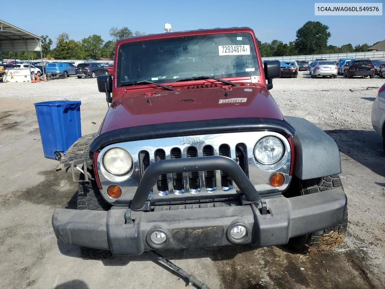 1C4AJWAG6DL549576 2013 Jeep Wrangler Sport