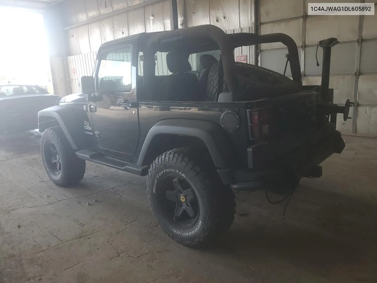 1C4AJWAG1DL605892 2013 Jeep Wrangler Sport