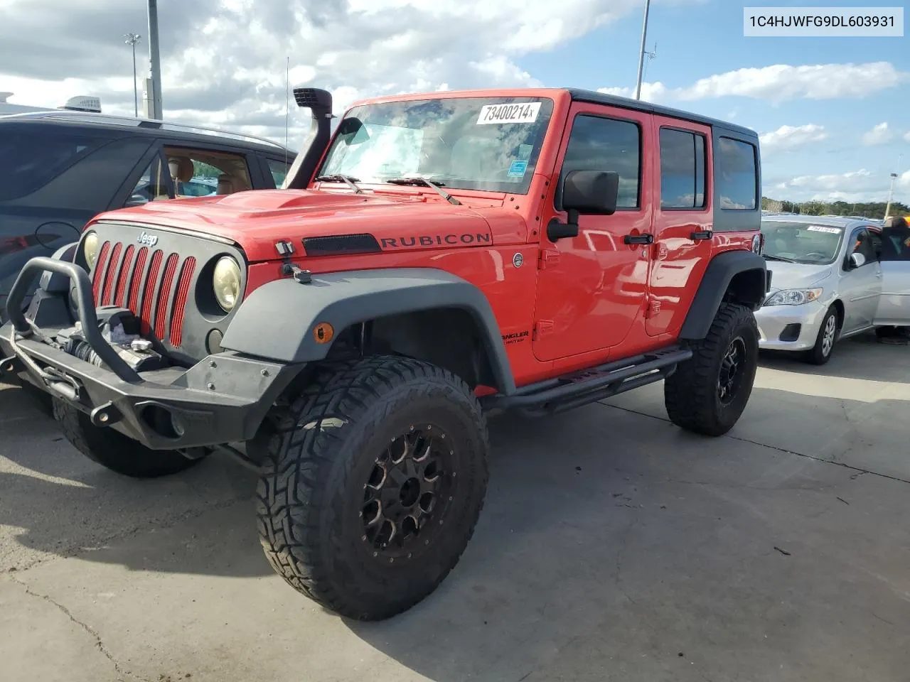 2013 Jeep Wrangler Unlimited Rubicon VIN: 1C4HJWFG9DL603931 Lot: 73400214