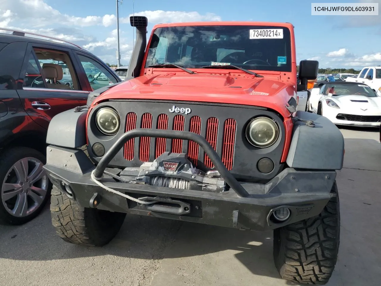 2013 Jeep Wrangler Unlimited Rubicon VIN: 1C4HJWFG9DL603931 Lot: 73400214