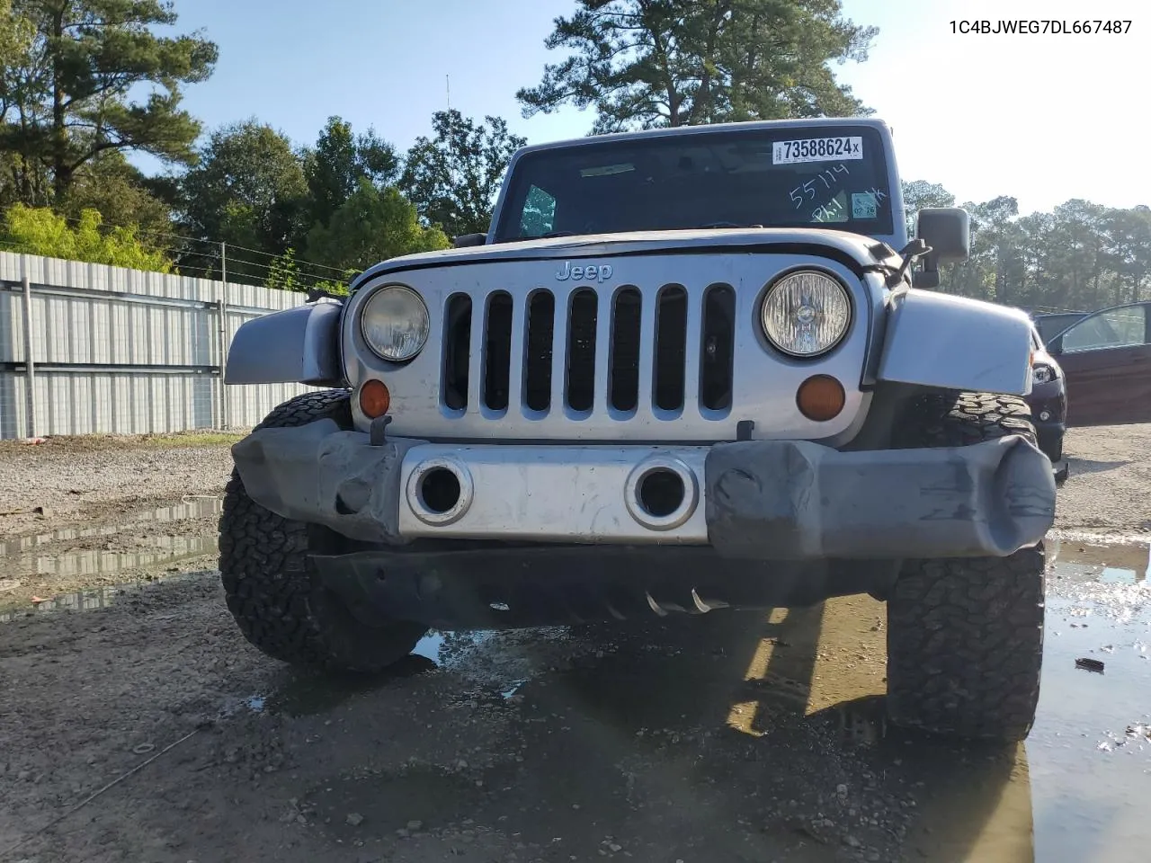 1C4BJWEG7DL667487 2013 Jeep Wrangler Unlimited Sahara