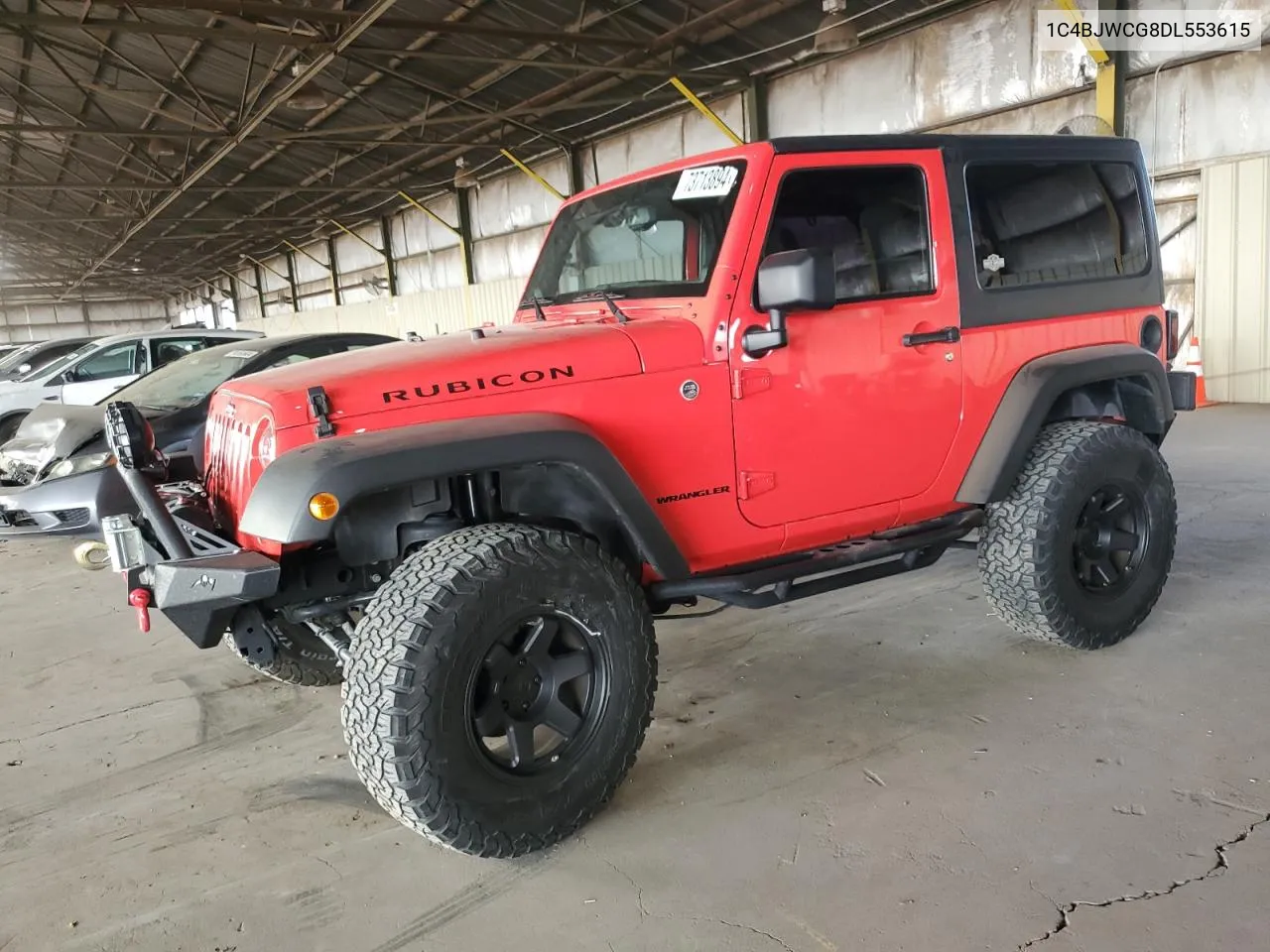 2013 Jeep Wrangler Rubicon VIN: 1C4BJWCG8DL553615 Lot: 73713894