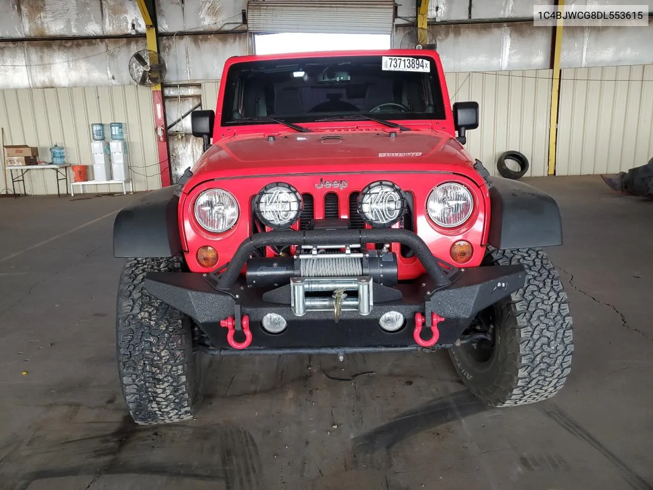 2013 Jeep Wrangler Rubicon VIN: 1C4BJWCG8DL553615 Lot: 73713894